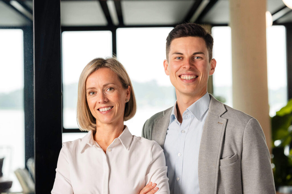 Dani und Gero. Kirsche auf der Torte. Unternehmensberatung.